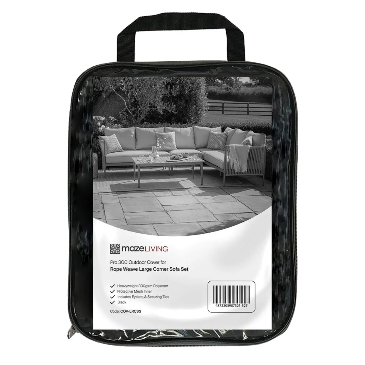 Maze - Pro 300 Outdoor Furniture Cover for Milan & Havana Large Corner Sofa Set
