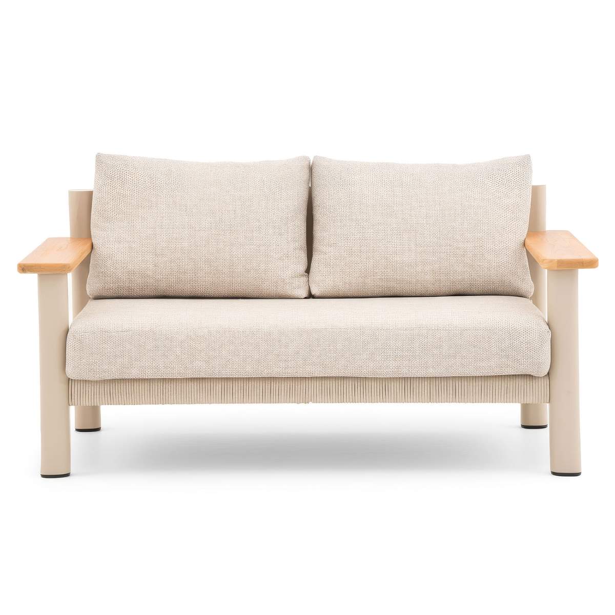 Maze Sicily Rope Weave 2 Seat Sofa - Latte - Image 2