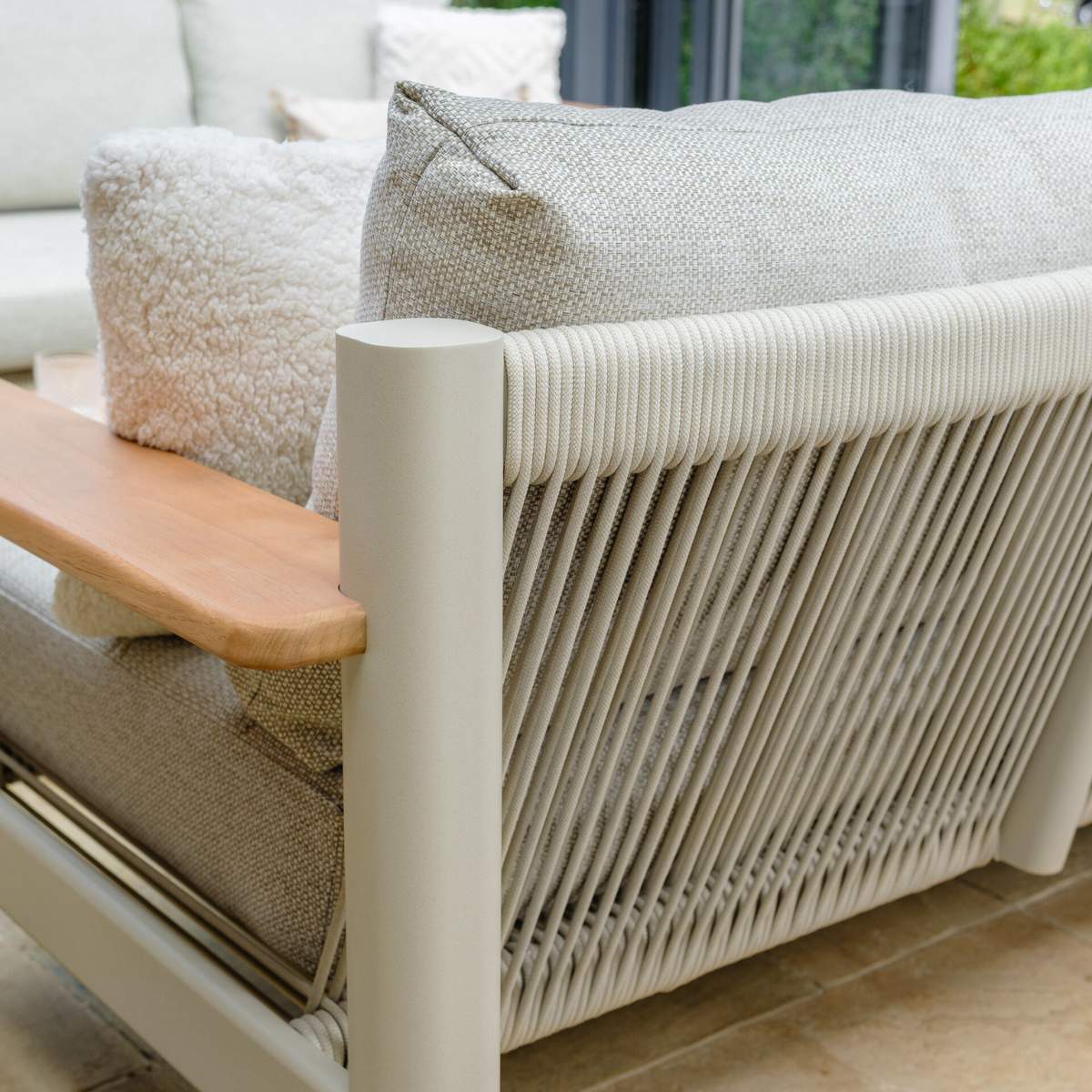 Maze Sicily Rope Weave 3 Seat Sofa - Image 14