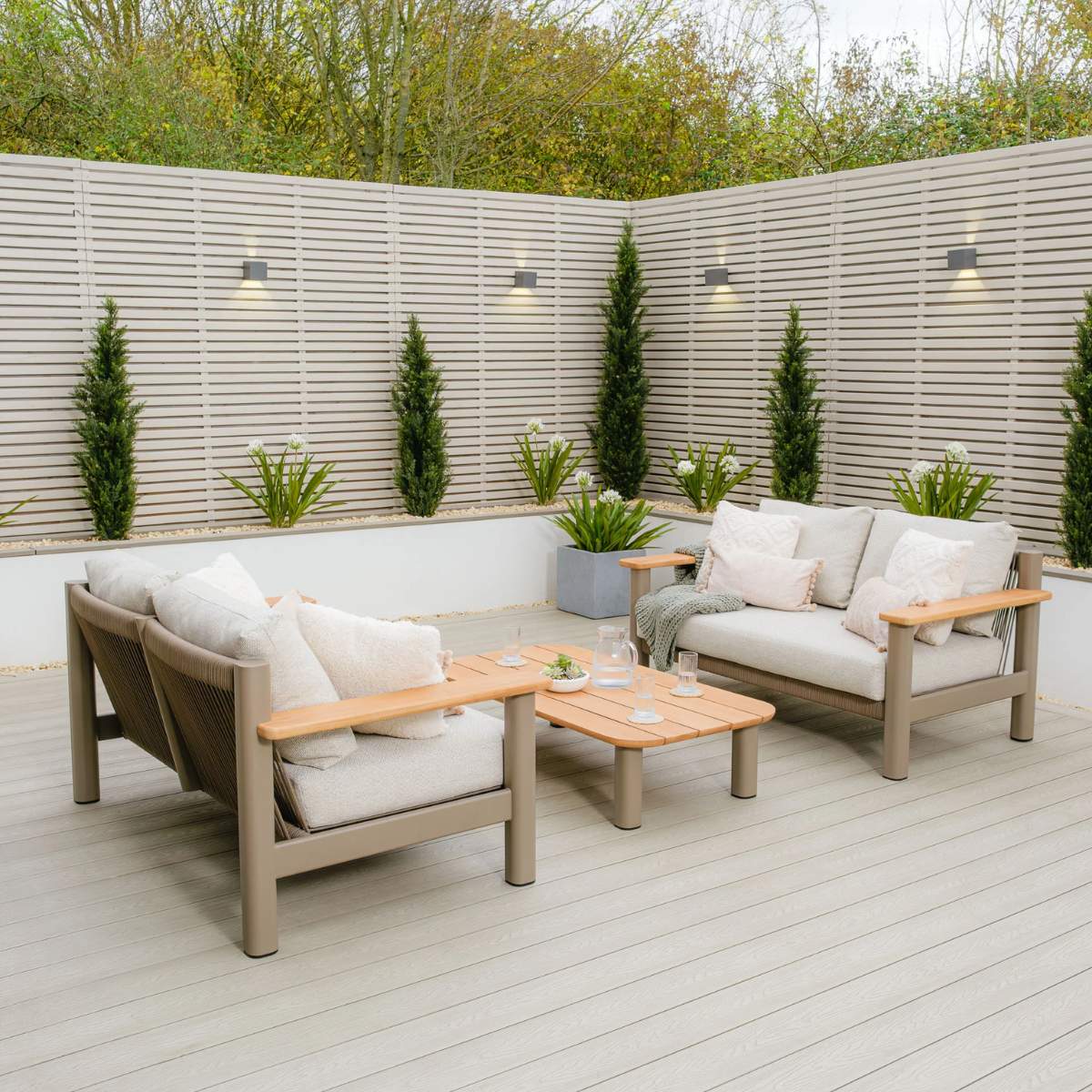 Maze Sicily Rope Weave Garden Sofa Set - Image 19