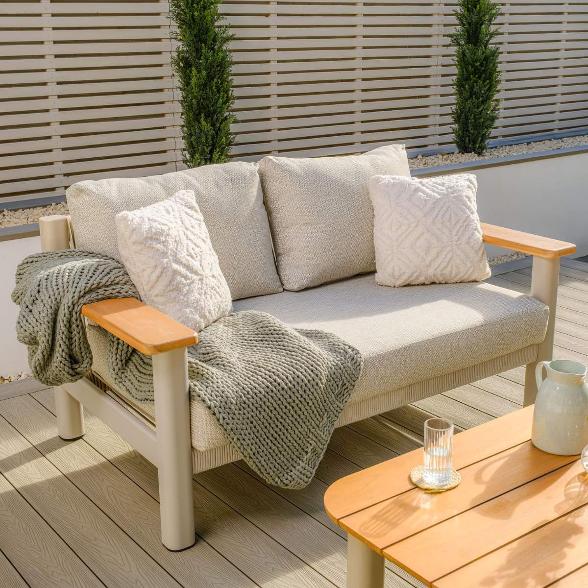 Maze Sicily Rope Weave Garden Sofa Set - Image 14