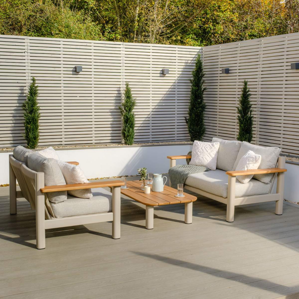 Maze Sicily Rope Weave Garden Sofa Set - Image 24