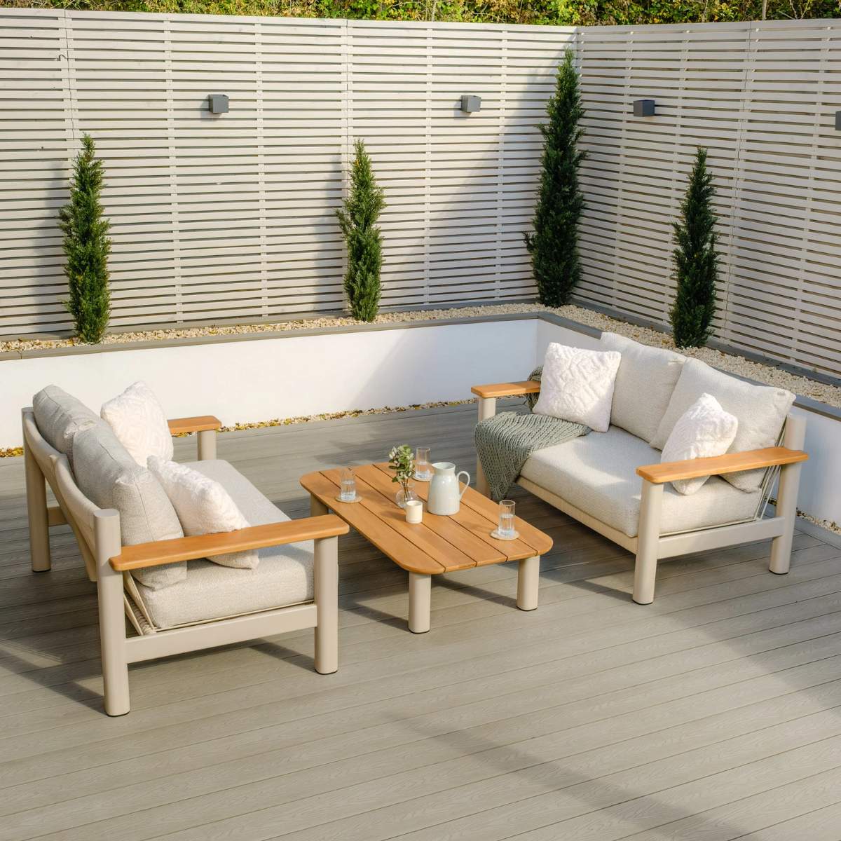 Maze Sicily Rope Weave Garden Sofa Set - Image 25