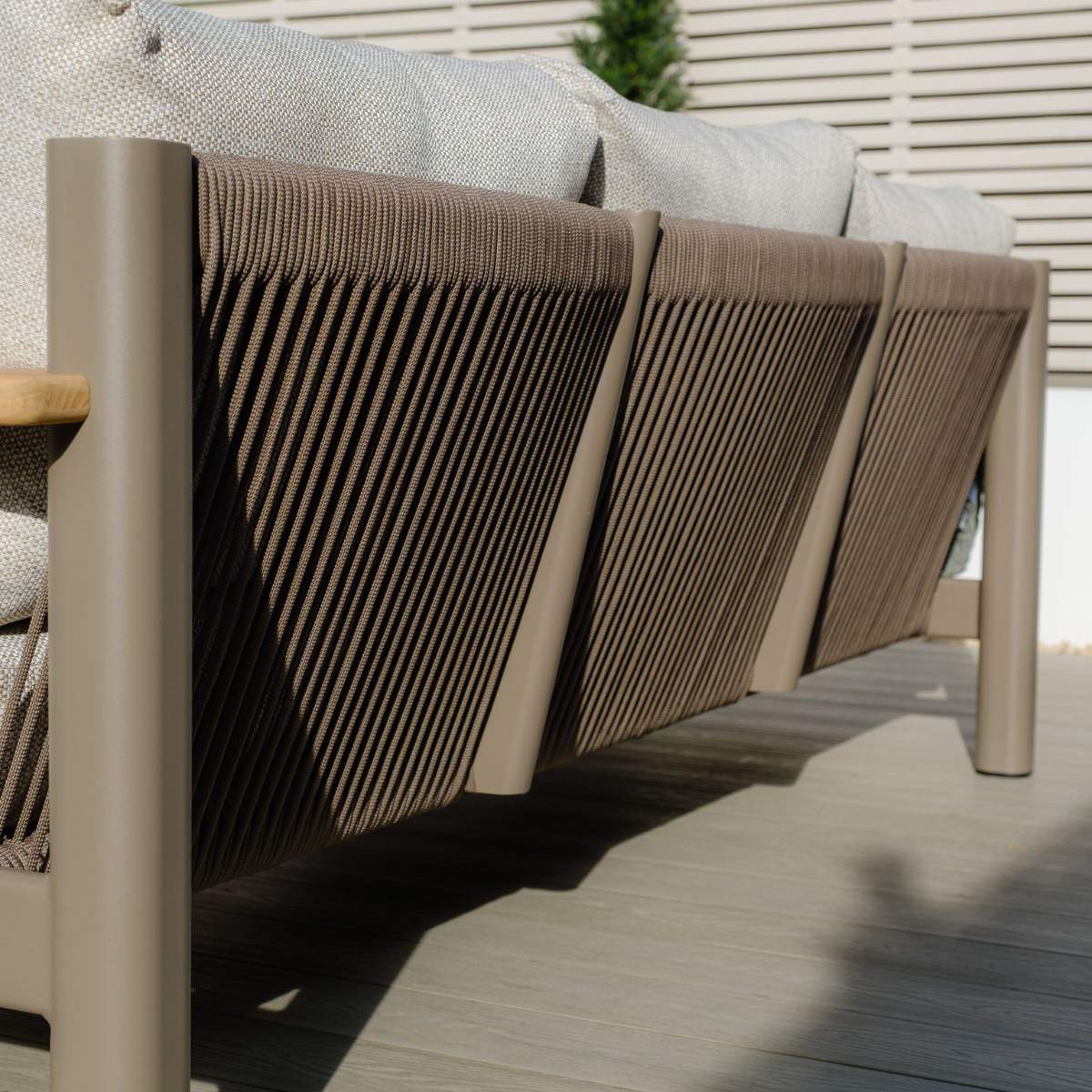Maze Sicily Rope Weave Large Corner Sofa Set - Image 16