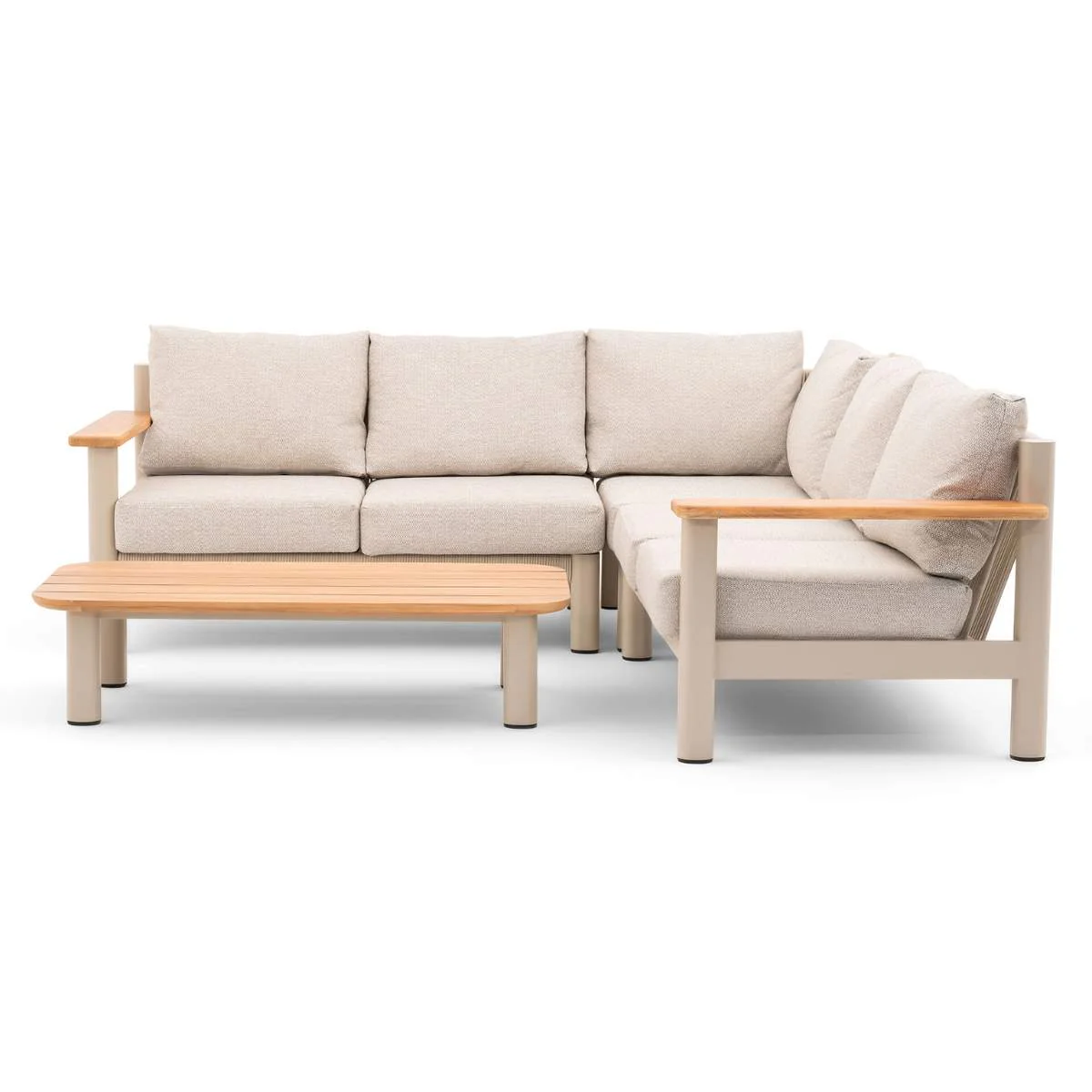 Maze Sicily Rope Weave Small Corner Sofa Set - Image 2