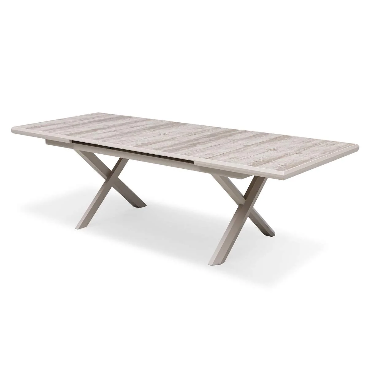 Maze - Valencia Reclining 6-8 Seat Aluminium Extending Garden Dining Set - Latte - Image 8