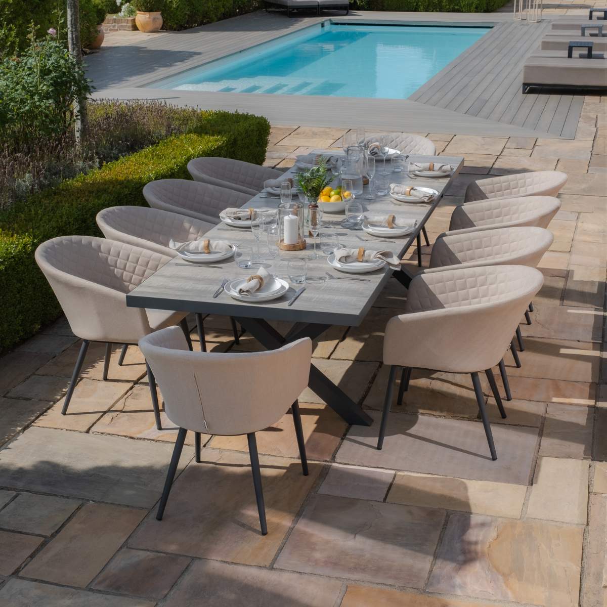 Maze - Vienna 6 - 10 Seat Extending Rectangular Dining Table - Image 7