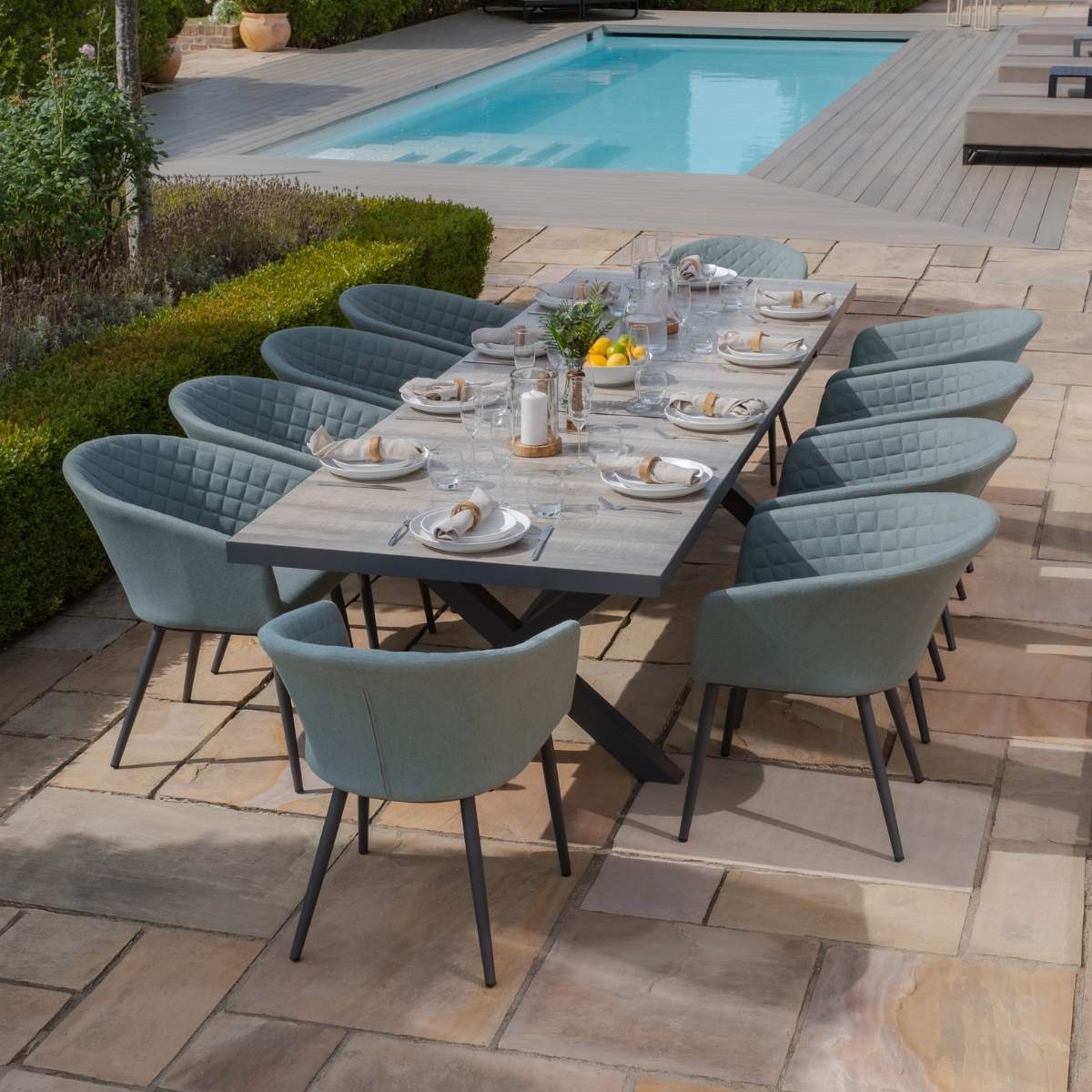 Maze - Vienna 6 - 10 Seat Extending Rectangular Dining Table - Image 8
