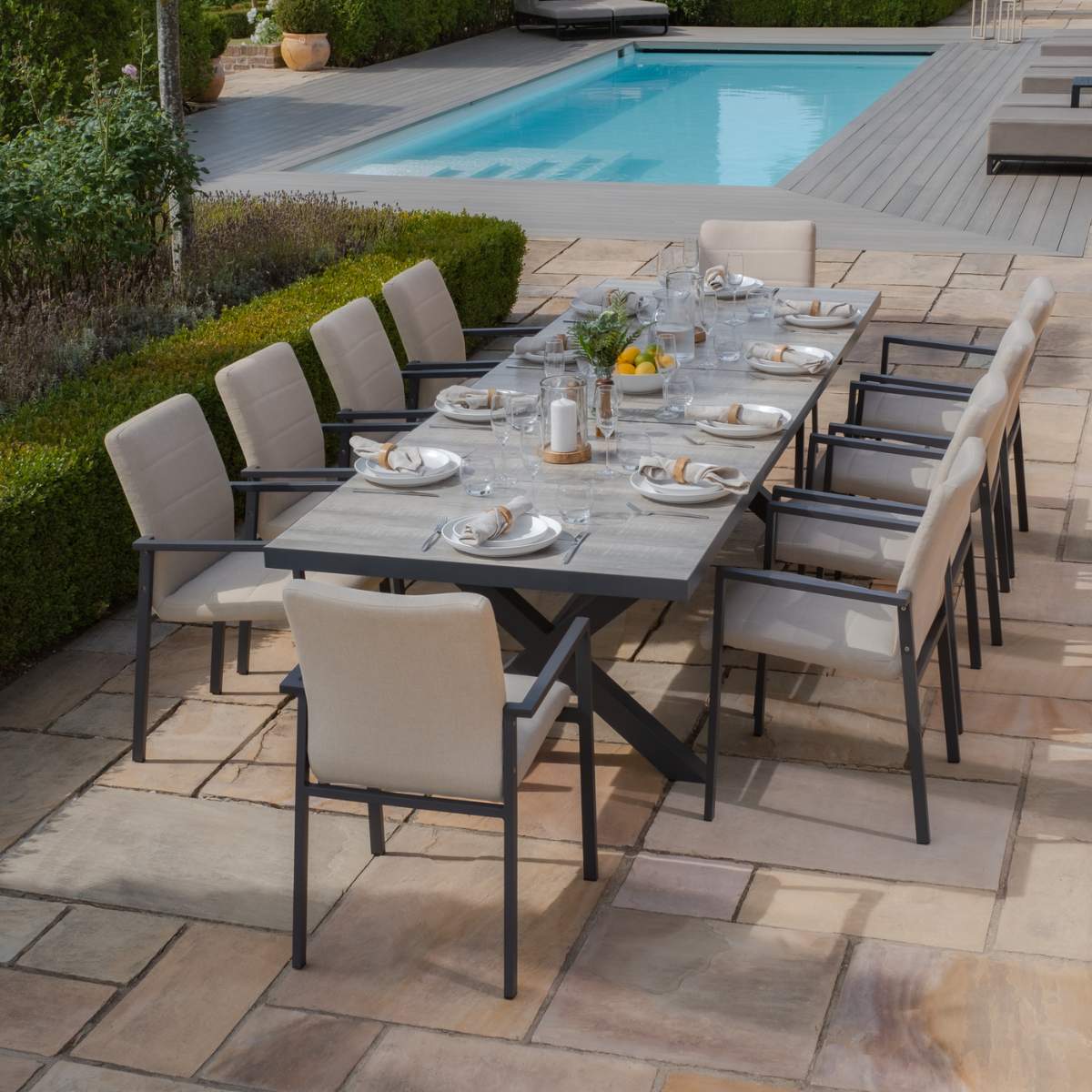 Maze - Vienna 6 - 10 Seat Extending Rectangular Dining Table - Image 9