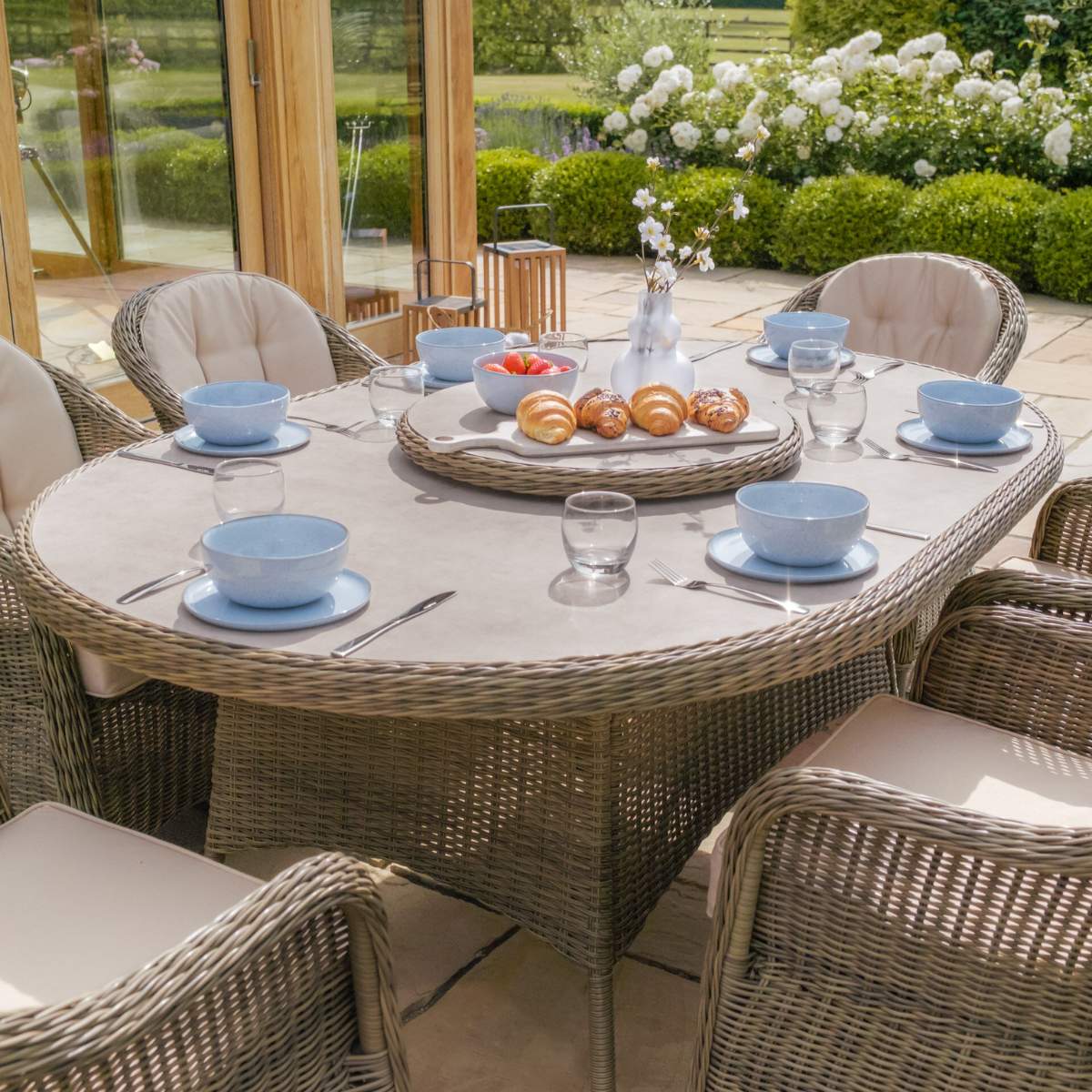 Maze Winchester 6 Seat Oval Dining Set - Image 14