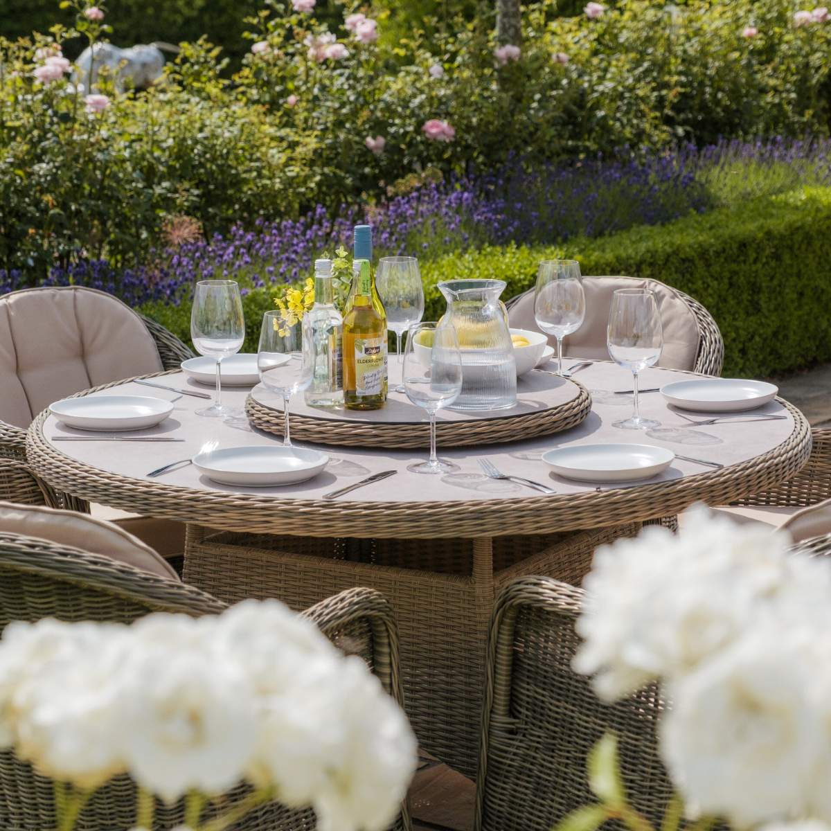 Maze Winchester 6 Seat Round Dining Set - Image 12
