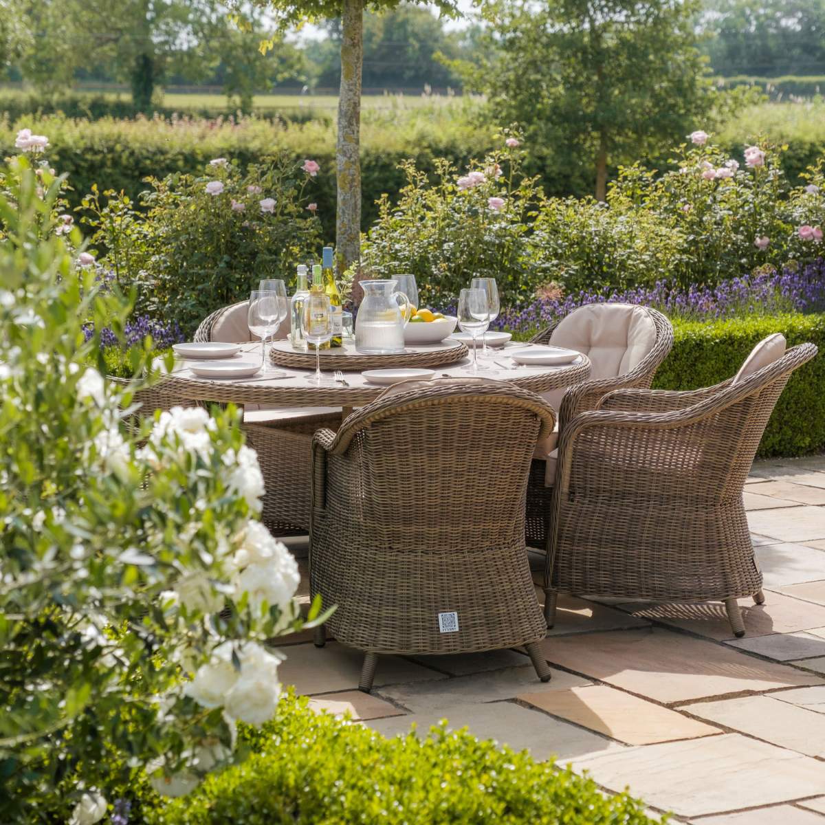 Maze Winchester 6 Seat Round Dining Set - Image 13