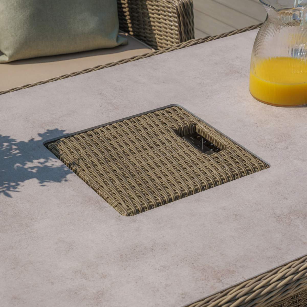 Maze Winchester Corner Rattan Dining Set - Image 11