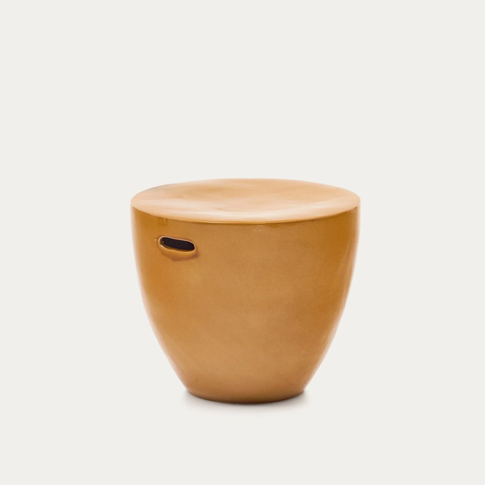 Kave Home Mesquida Cement Side Table 45 cm