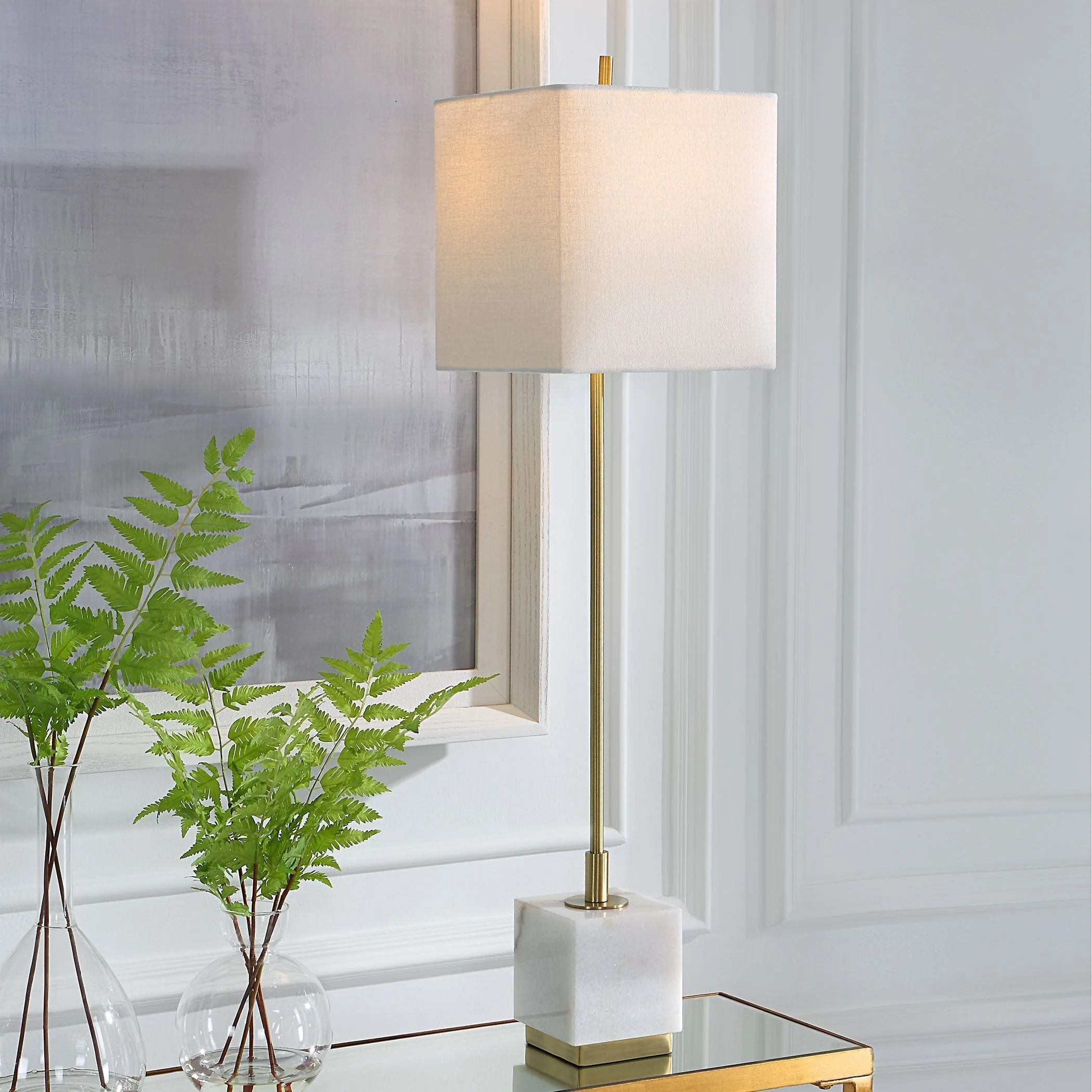 Mindy Brownes Escort Brass Buffet Lamp - Image 2