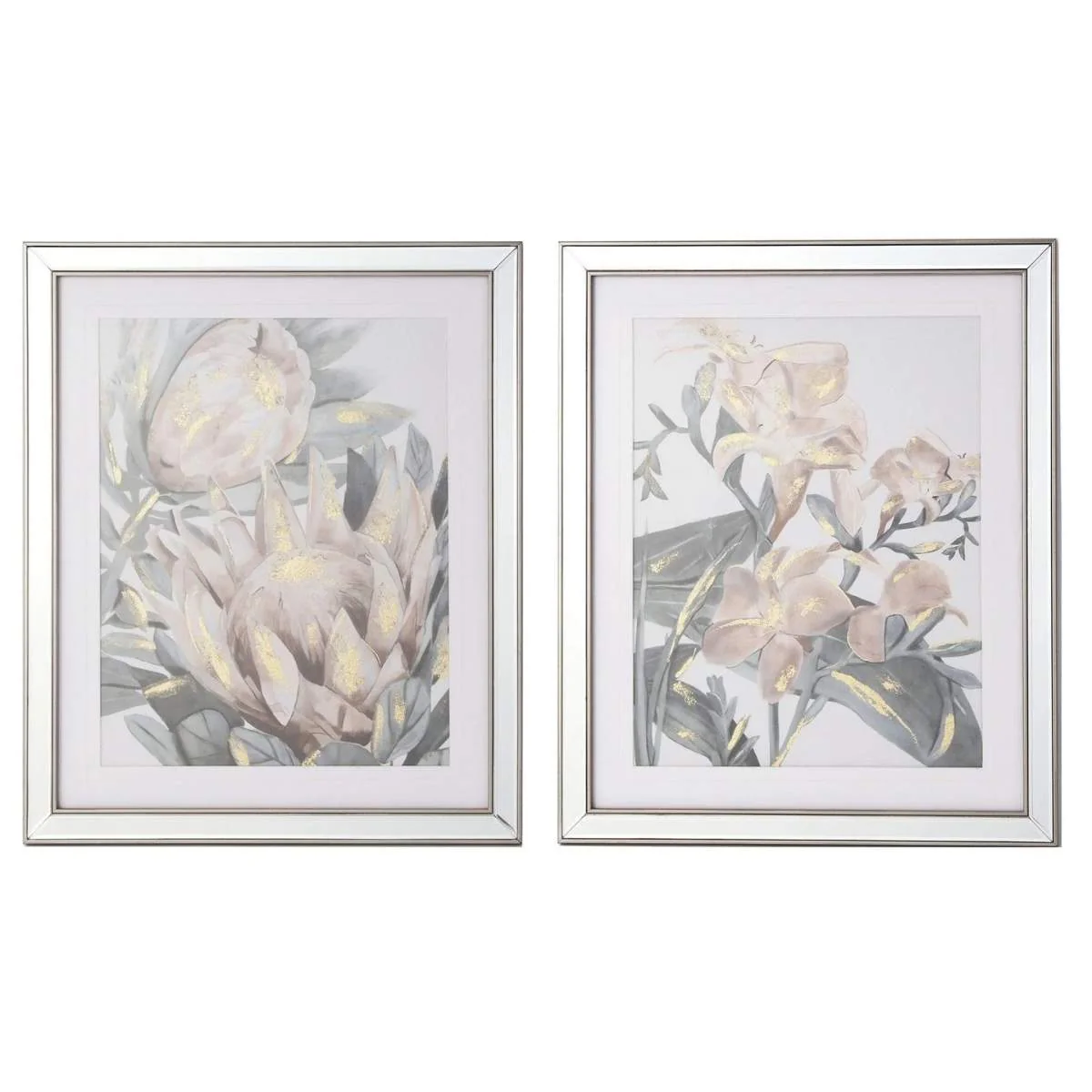 Mindy Brownes Pink Flowers Set/2