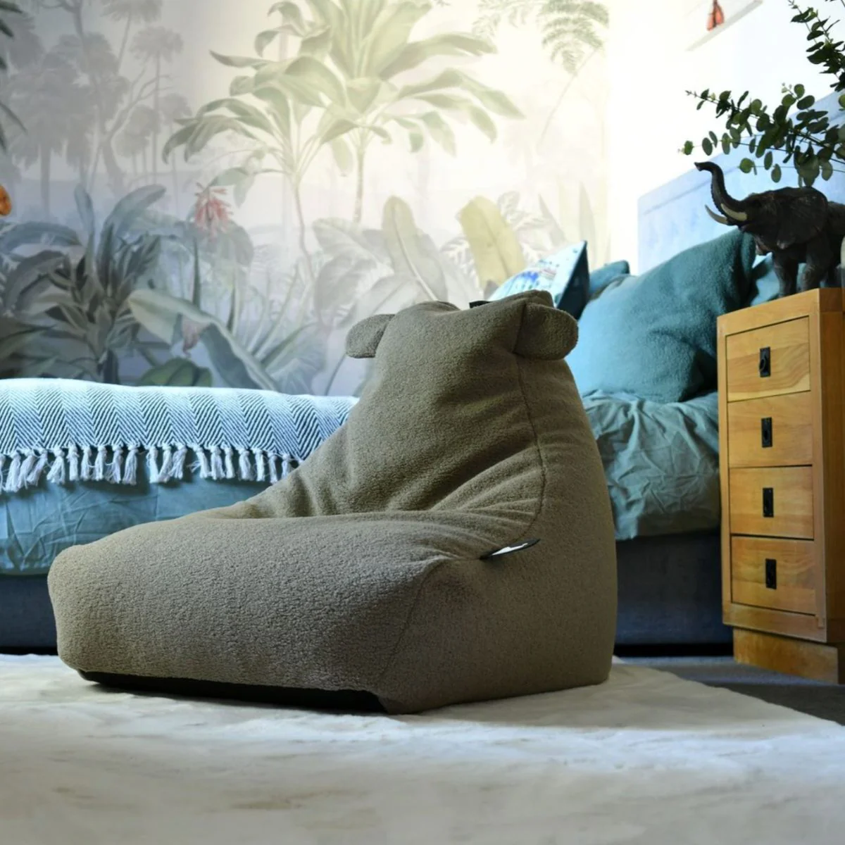 Extreme Lounging Mini B-Bag Bean Bag Chair Teddy - Image 10