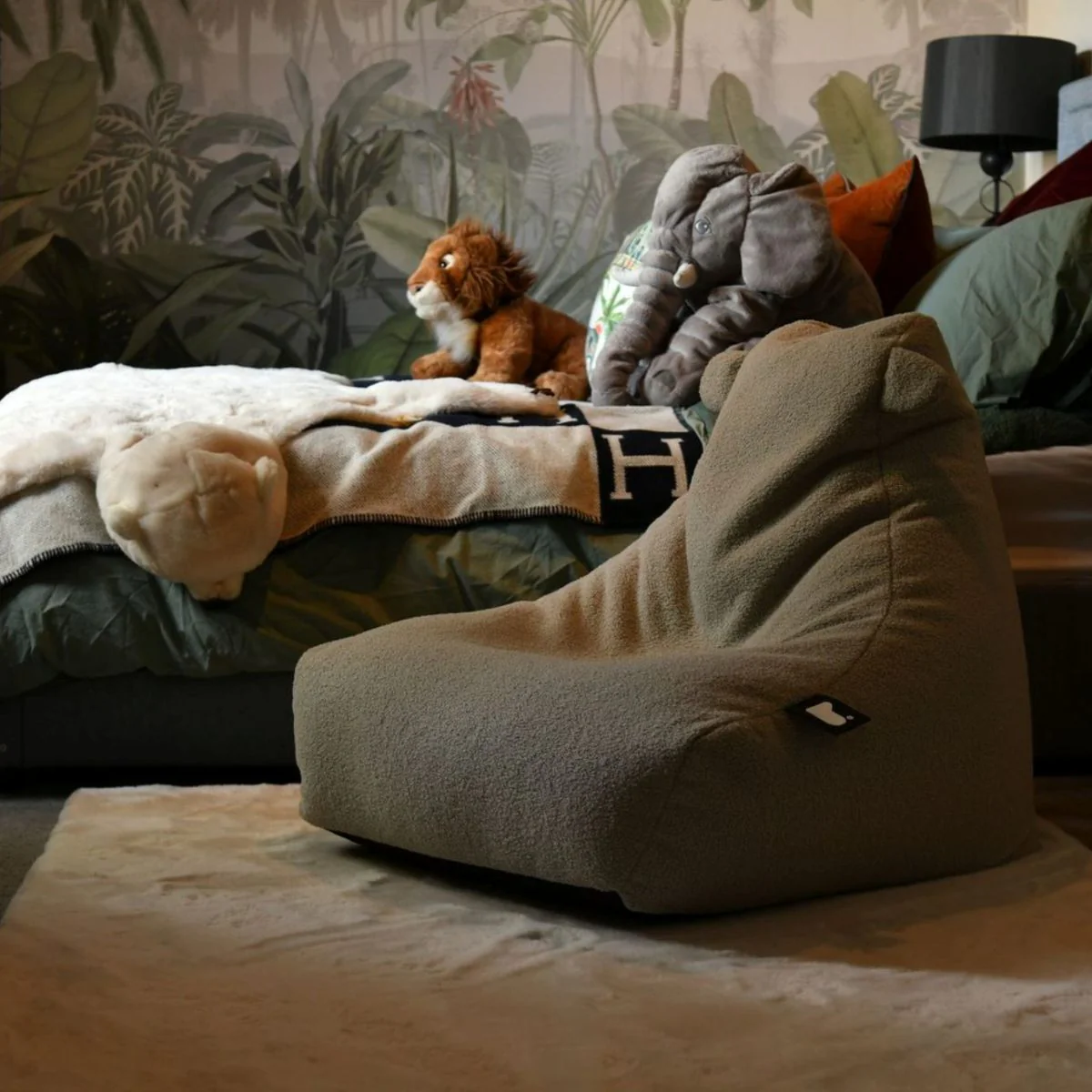 Extreme Lounging Mini B-Bag Bean Bag Chair Teddy - Image 11
