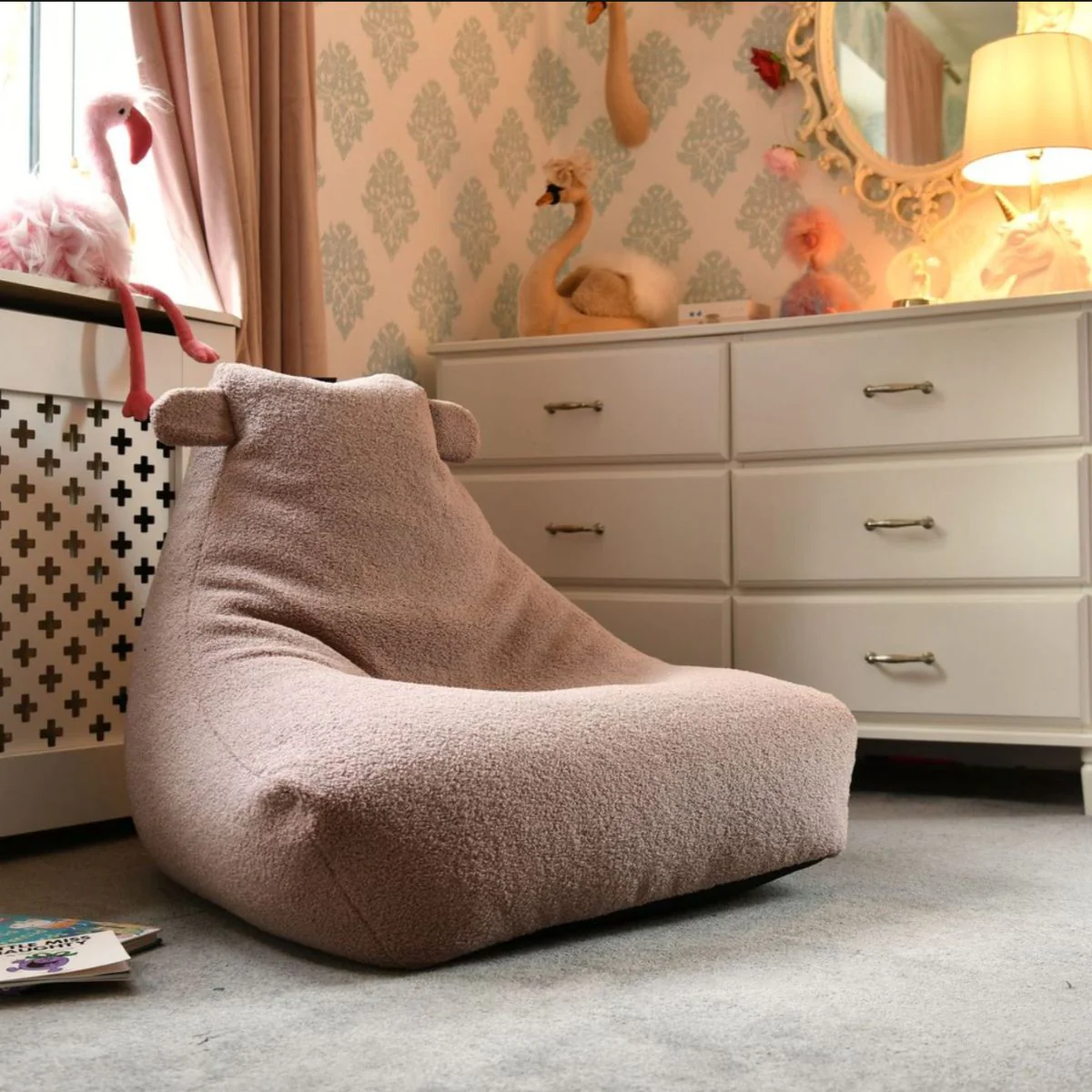 Extreme Lounging Mini B-Bag Bean Bag Chair Teddy - Image 12