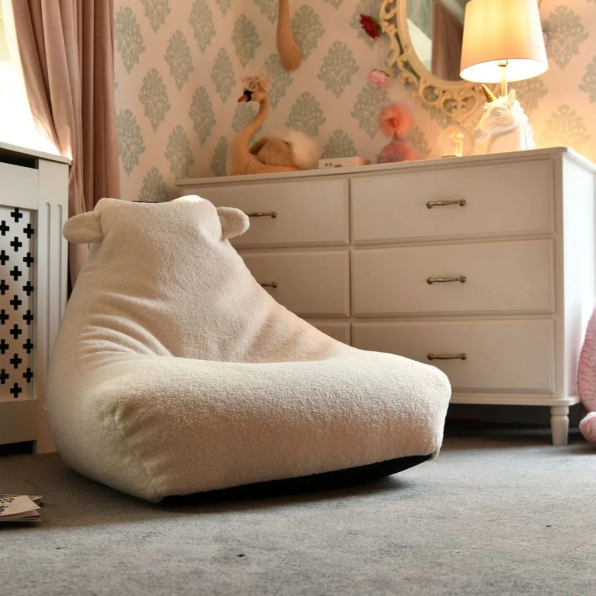 Extreme Lounging Mini B-Bag Bean Bag Chair Teddy - Image 17