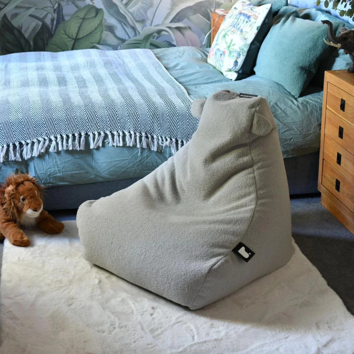 Extreme Lounging Mini B-Bag Bean Bag Chair Teddy - Image 7