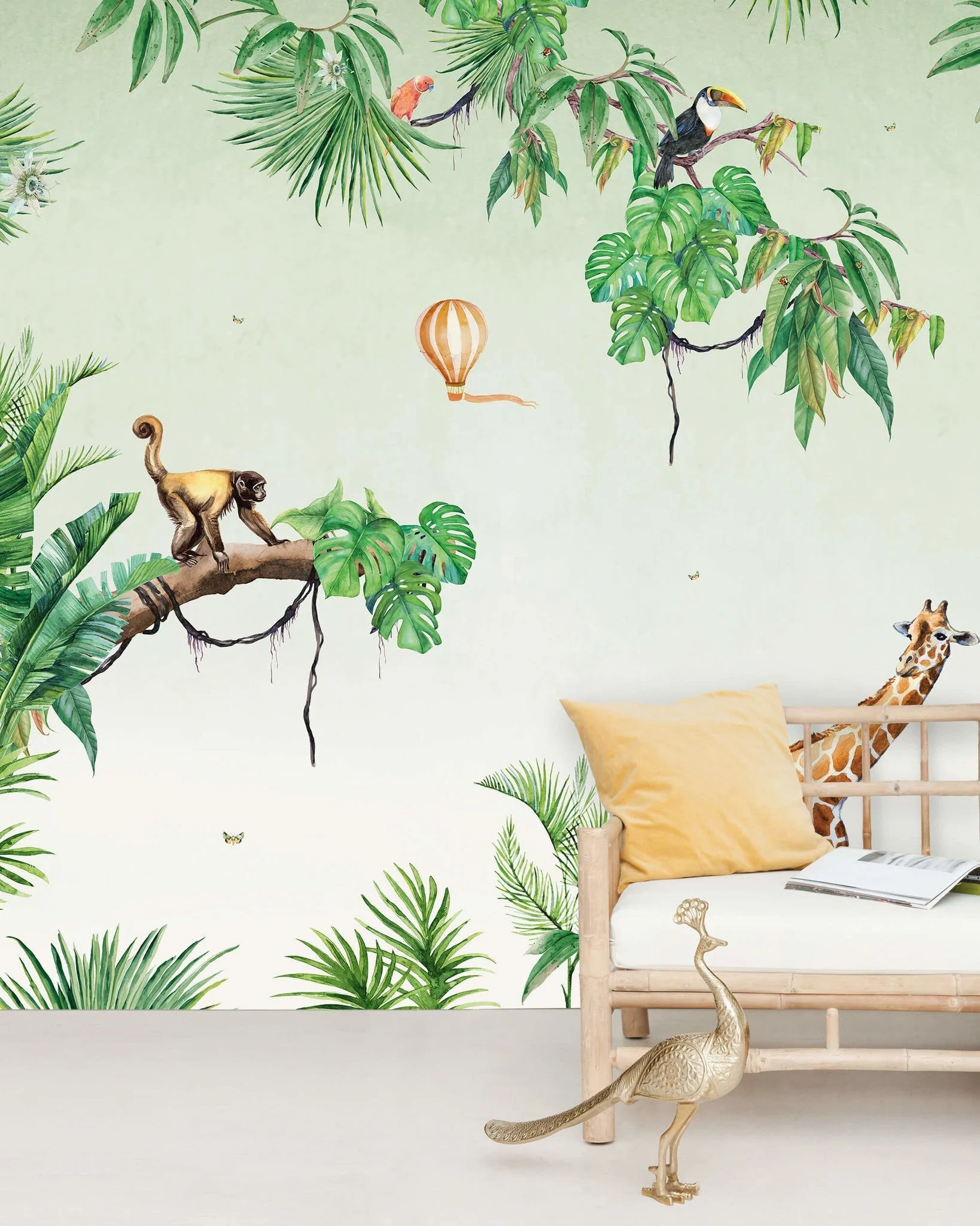Creative Lab Amsterdam Monkey Jungle Wallpaper Mural - Image 5