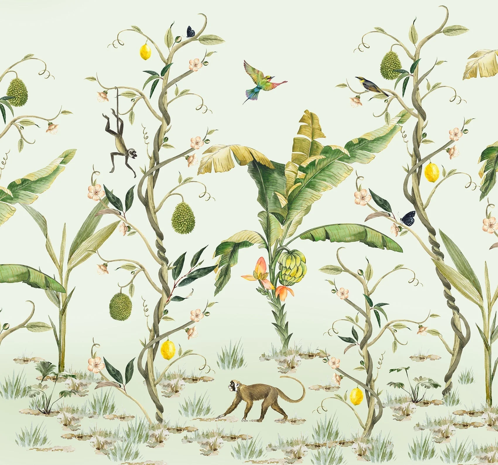 Creative Lab Amsterdam Monkey Life Wallpaper Mural - Image 2