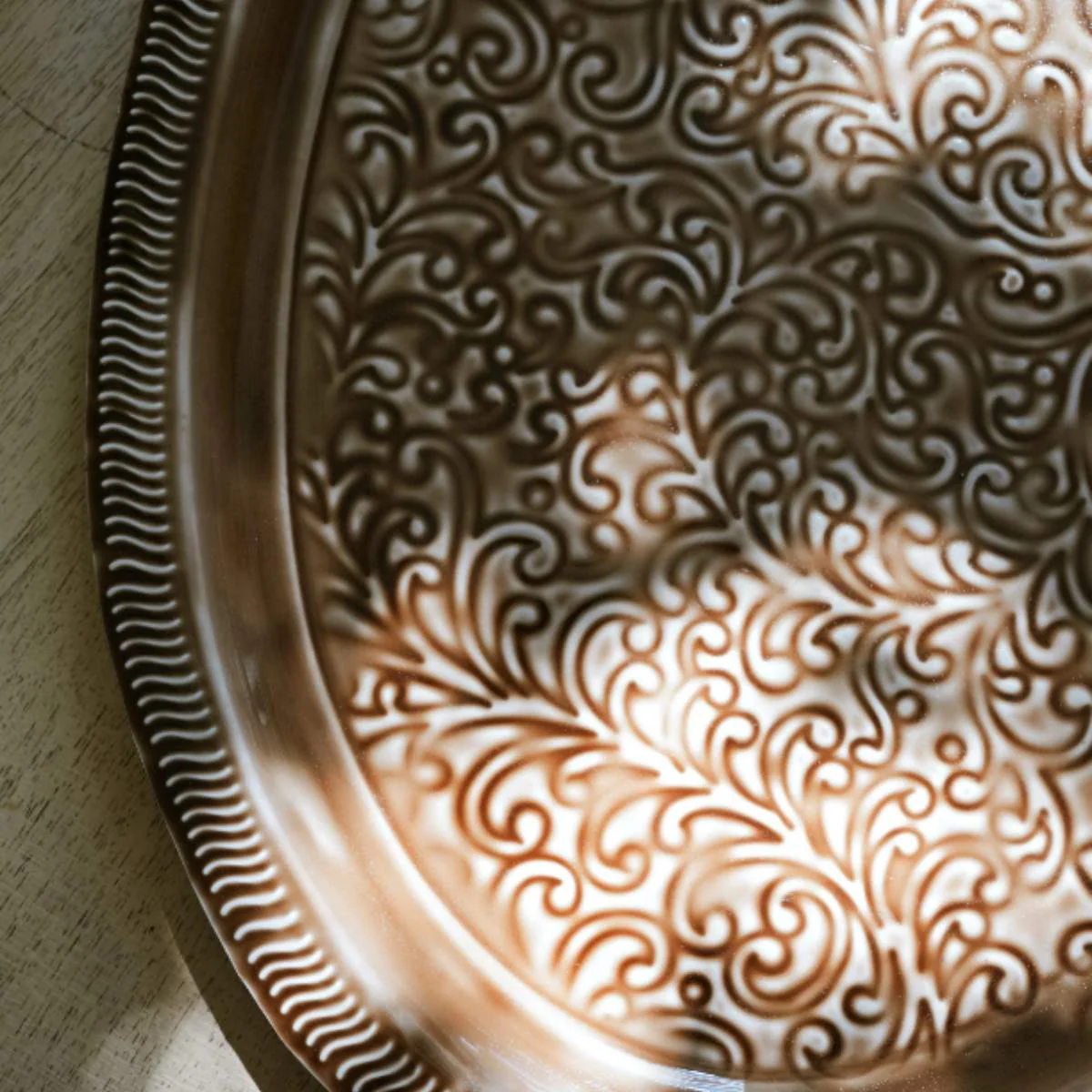 Morgan Wright Enamel Platter Oval - Image 2