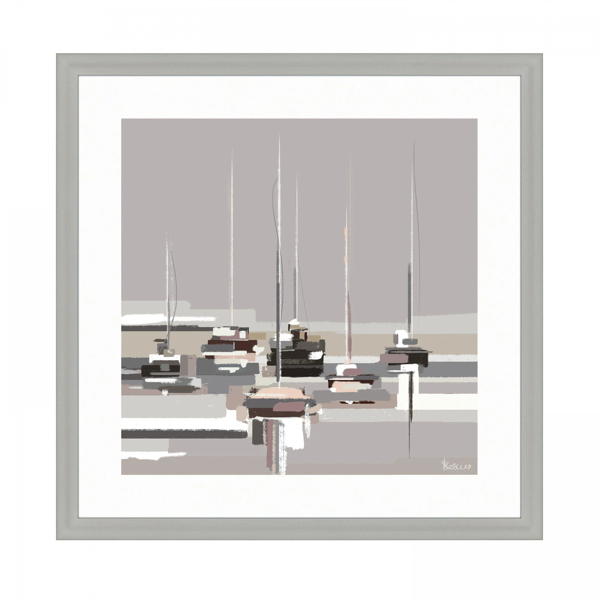 Art Marketing ‘Morning Wharf’ Framed Art Print