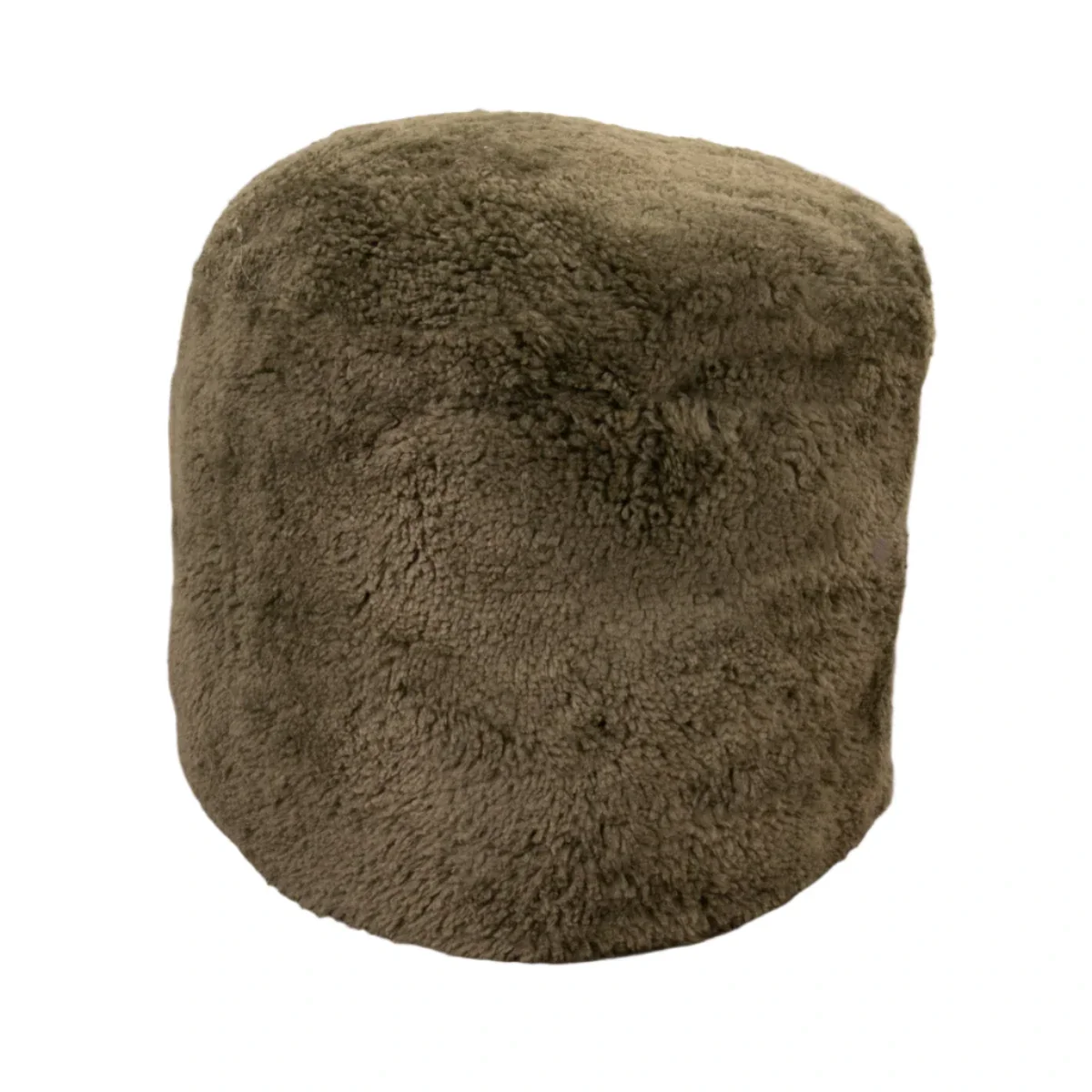 Native Home Short Pile Sheepskin Pouf - Image 11