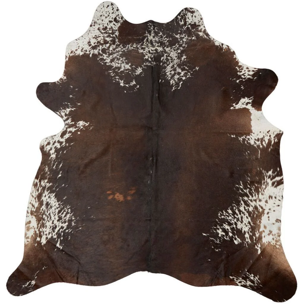 Natures Collection Cow Hide Rug | Dark Brown/Red | 2,9 sqm