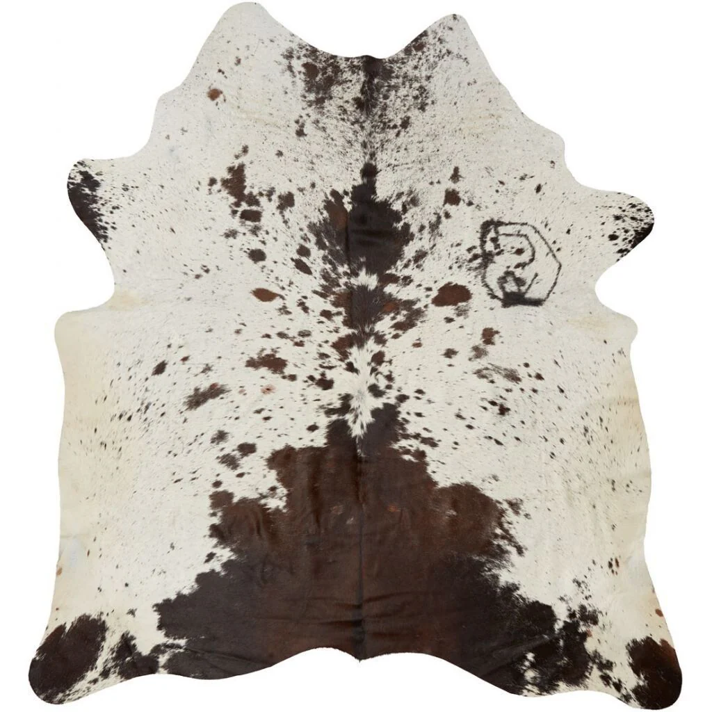 Natures Collection Cow Hide Rug | Dark Brown/Red | 3,2 sqm