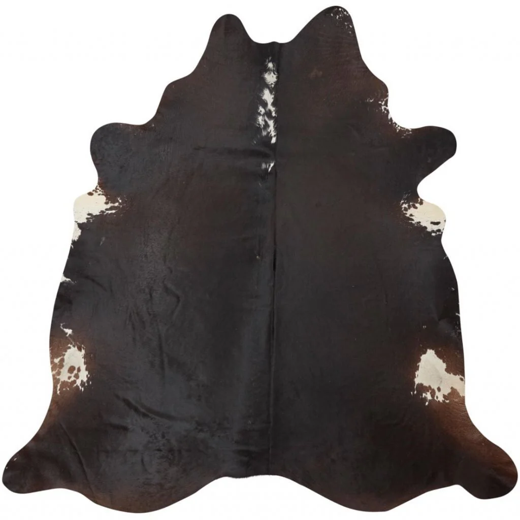 Natures Collection Cow Hide Rug | Dark Brown/Red | 3,59 sqm