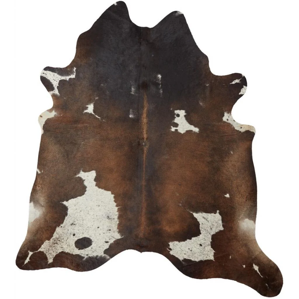 Natures Collection Cow Hide Rug | Dark Brown/Red | 4,27 sqm