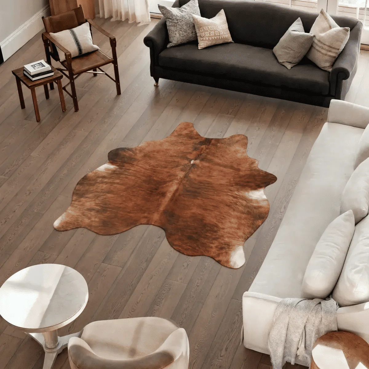 Natures Collection Cow Hide Rug | Exotic Dark  | 2,35 sqm - Image 2