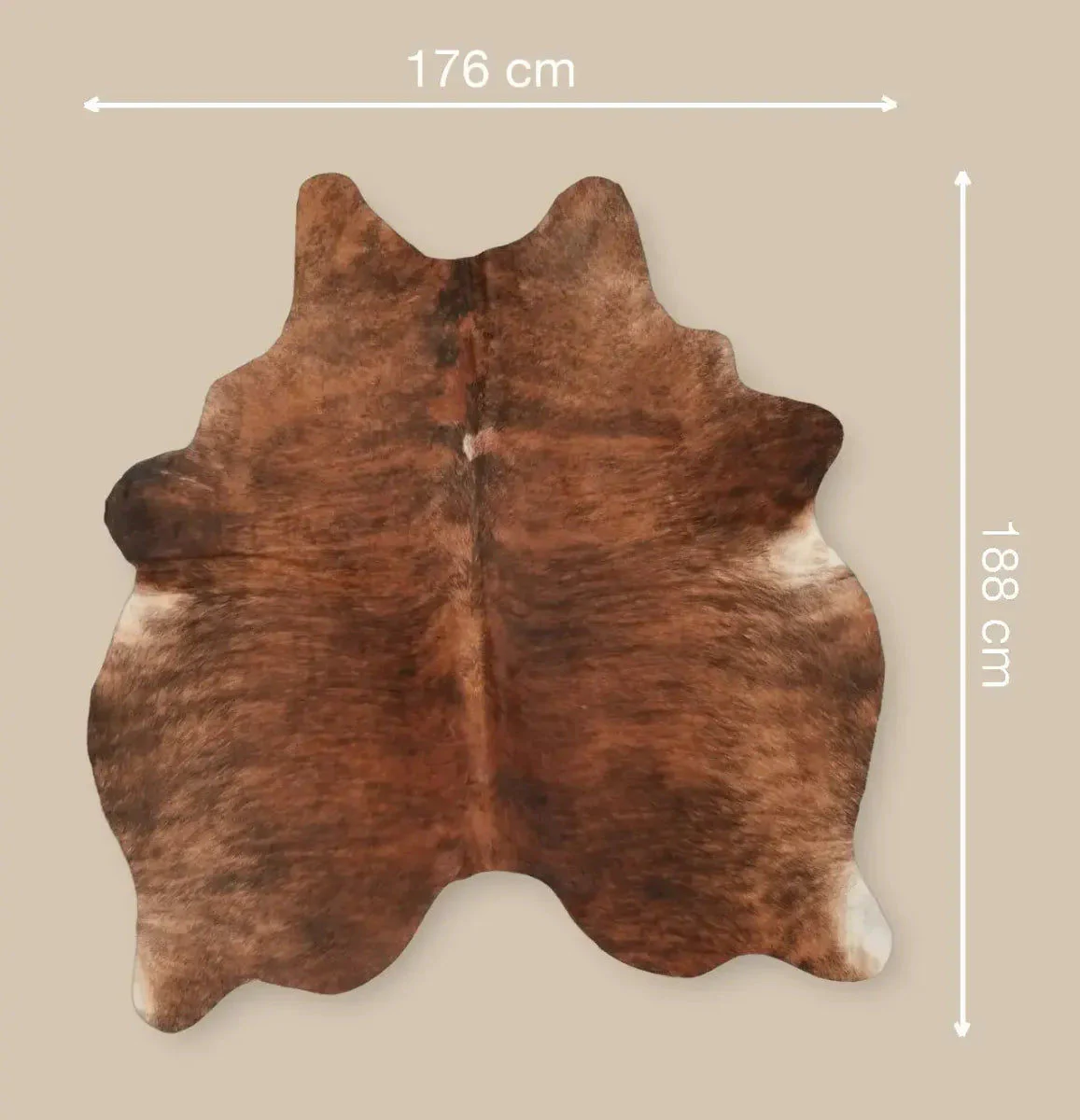 Natures Collection Cow Hide Rug | Exotic Dark  | 2,35 sqm - Image 3