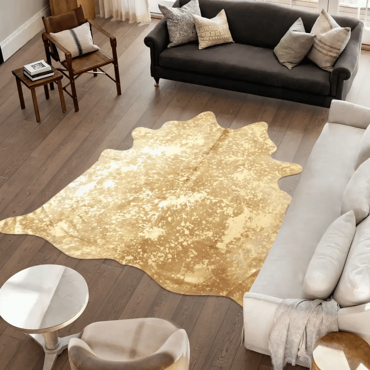 Natures Collection Cow Hide Rug | Gold | 3,95 sqm - Image 2