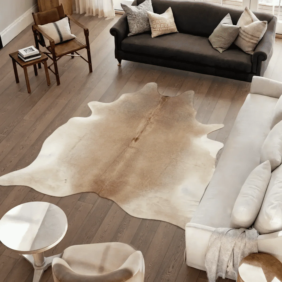 Natures Collection Cow Hide Rug | Grey Beige | 3,79 sqm - Image 2
