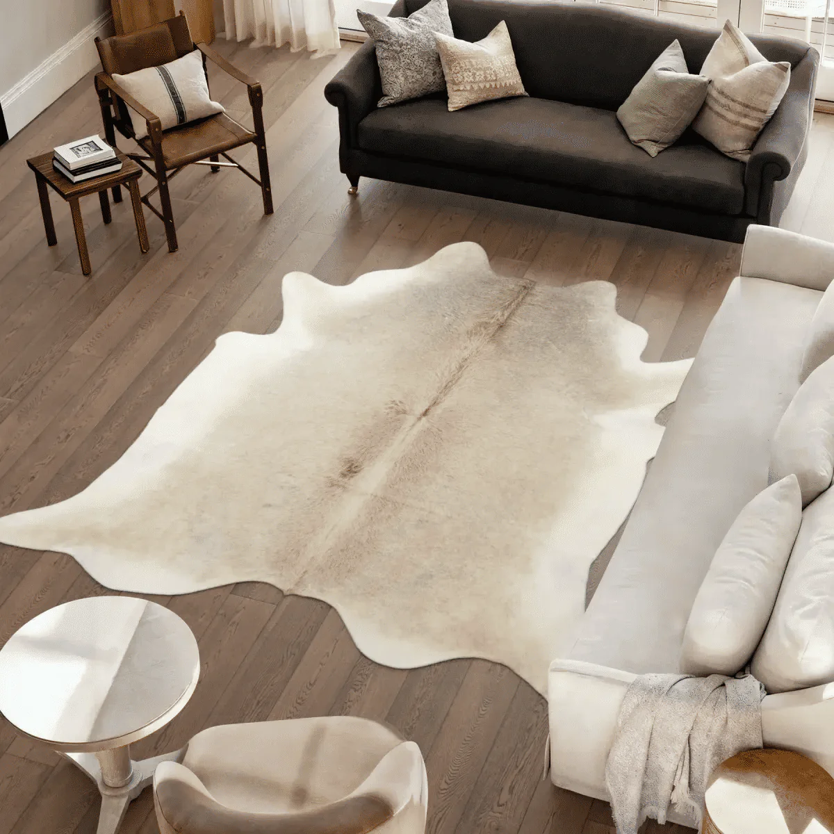Natures Collection Cow Hide Rug | Grey Beige | 4,21 sqm - Image 2