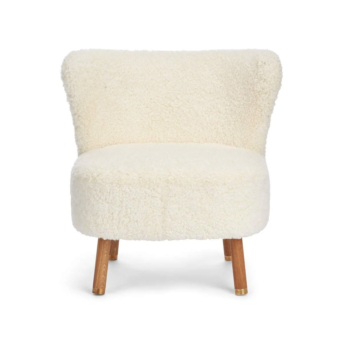 Natures Collection Emil Lounge Chair | Brass | Short Wool - Image 15