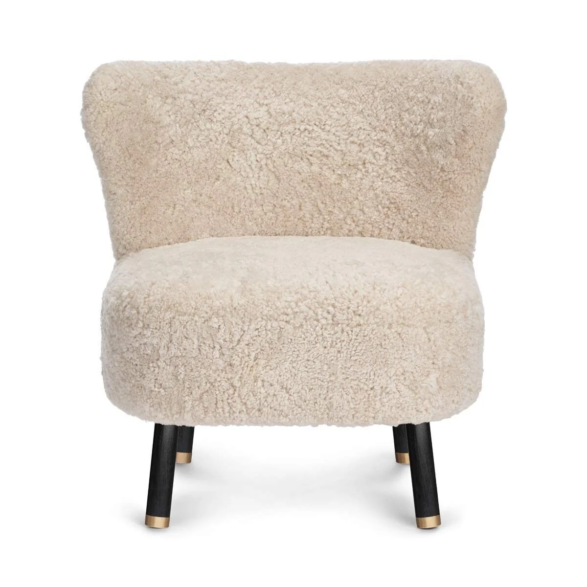 Natures Collection Emil Lounge Chair | Brass | Short Wool - Image 22