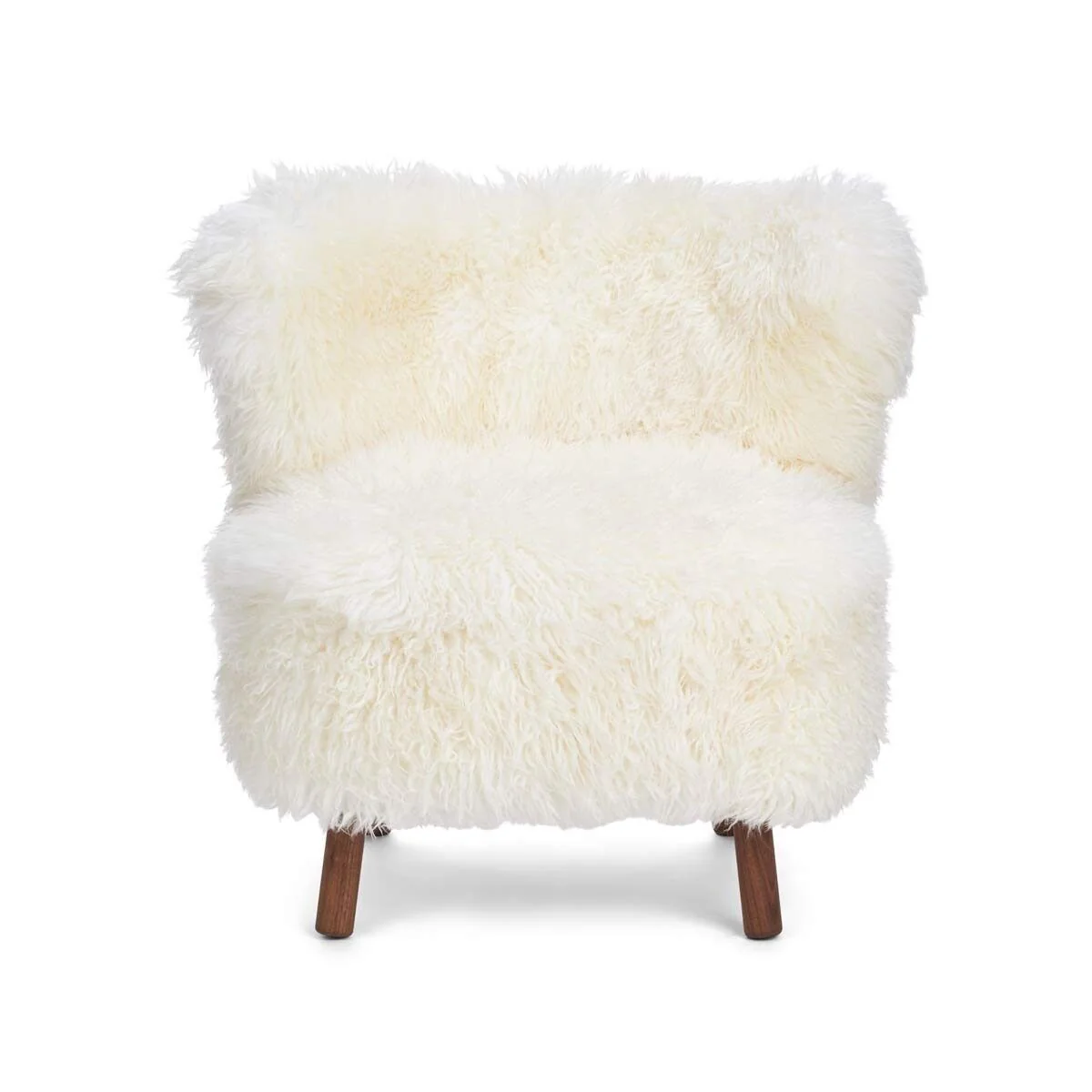 Natures Collection Emil Lounge Chair | Tibetan Curly Long Wool