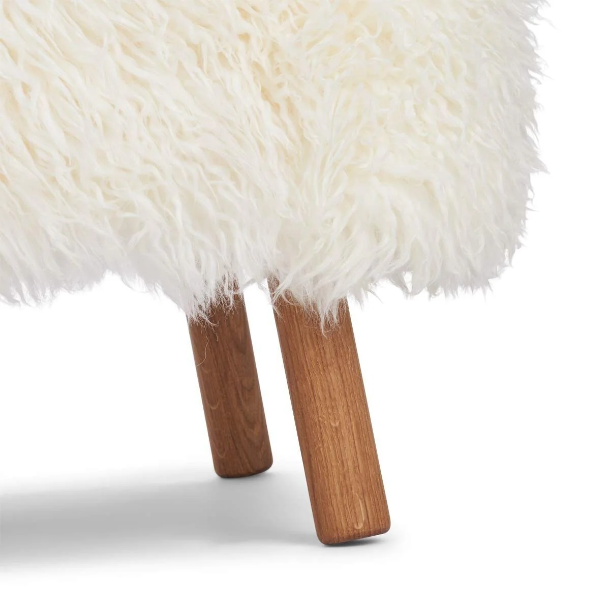 Natures Collection Emily Lounge Chair | Tibetan Curly Long Wool - Image 4