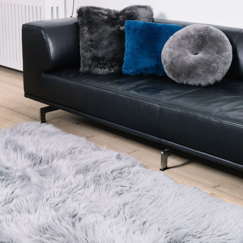 Natures Collection Long Wool Sheepskin Design Rug - Image 15