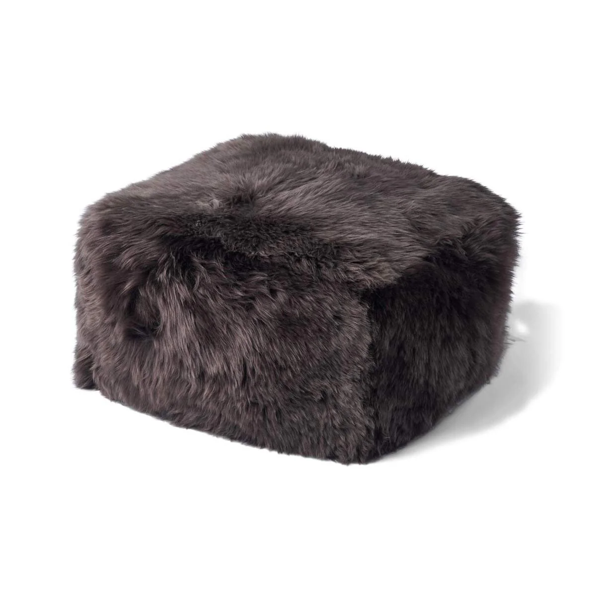 Natures Collection Long Wool Sheepskin Pouf - Image 10