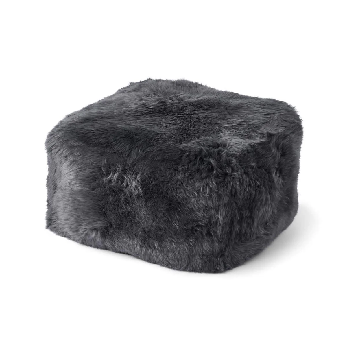 Natures Collection Long Wool Sheepskin Pouf - Image 11
