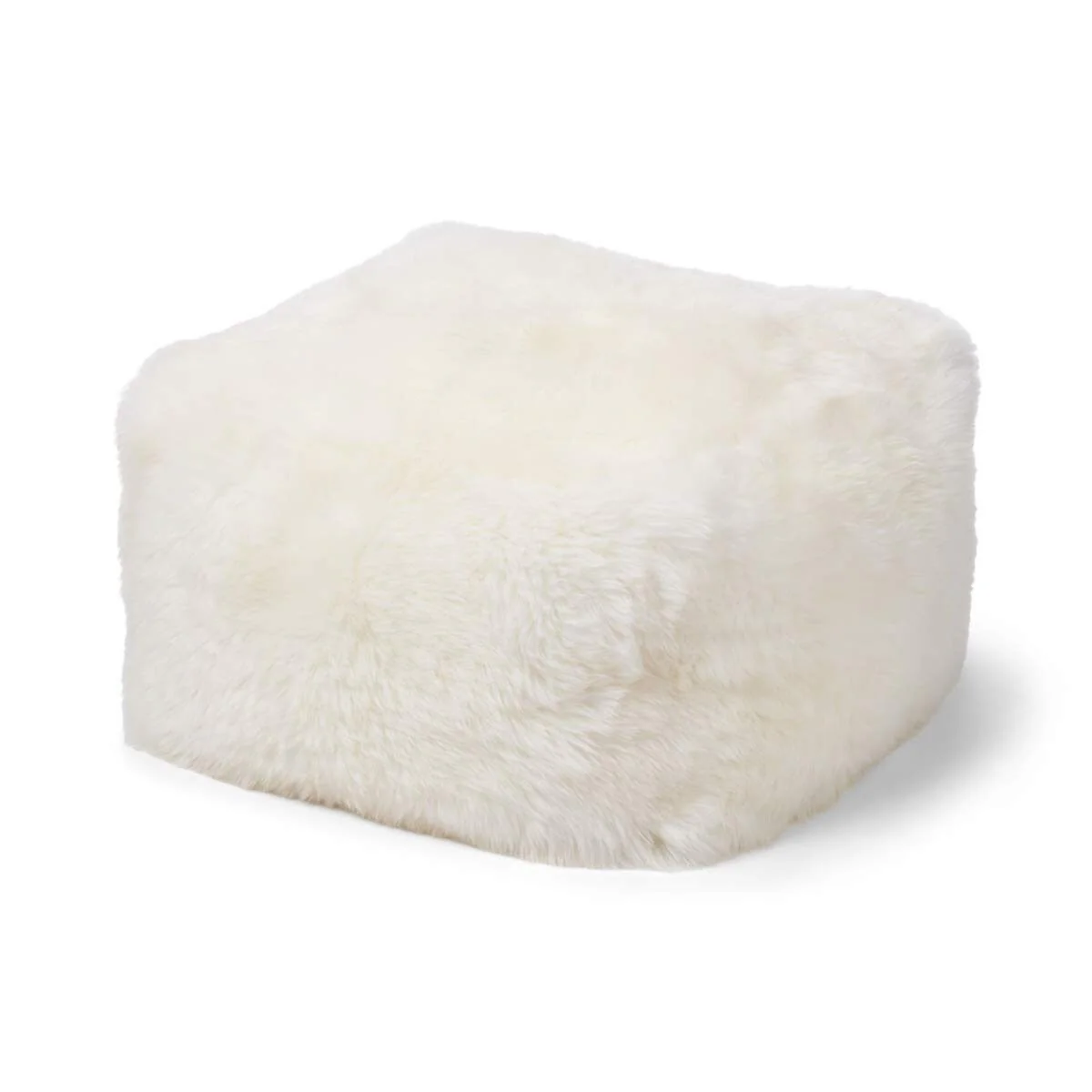 Natures Collection Long Wool Sheepskin Pouf - Image 6