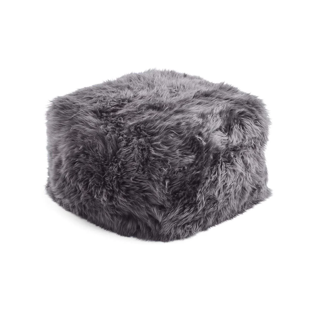 Natures Collection Long Wool Sheepskin Pouf - Image 8