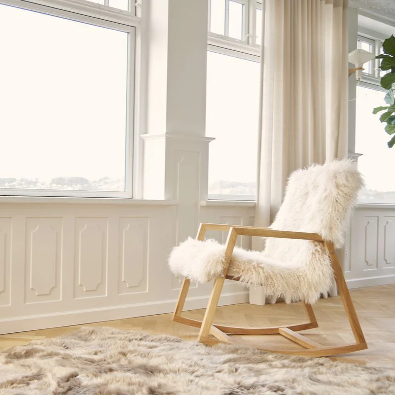 Natures Collection Rocking Chair Oak - Image 5