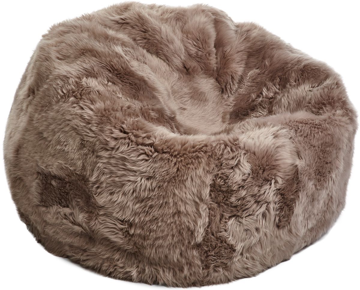 Natures Collection Round Sheepskin Bean Bag | Long Wool | Medium | Large - Image 18